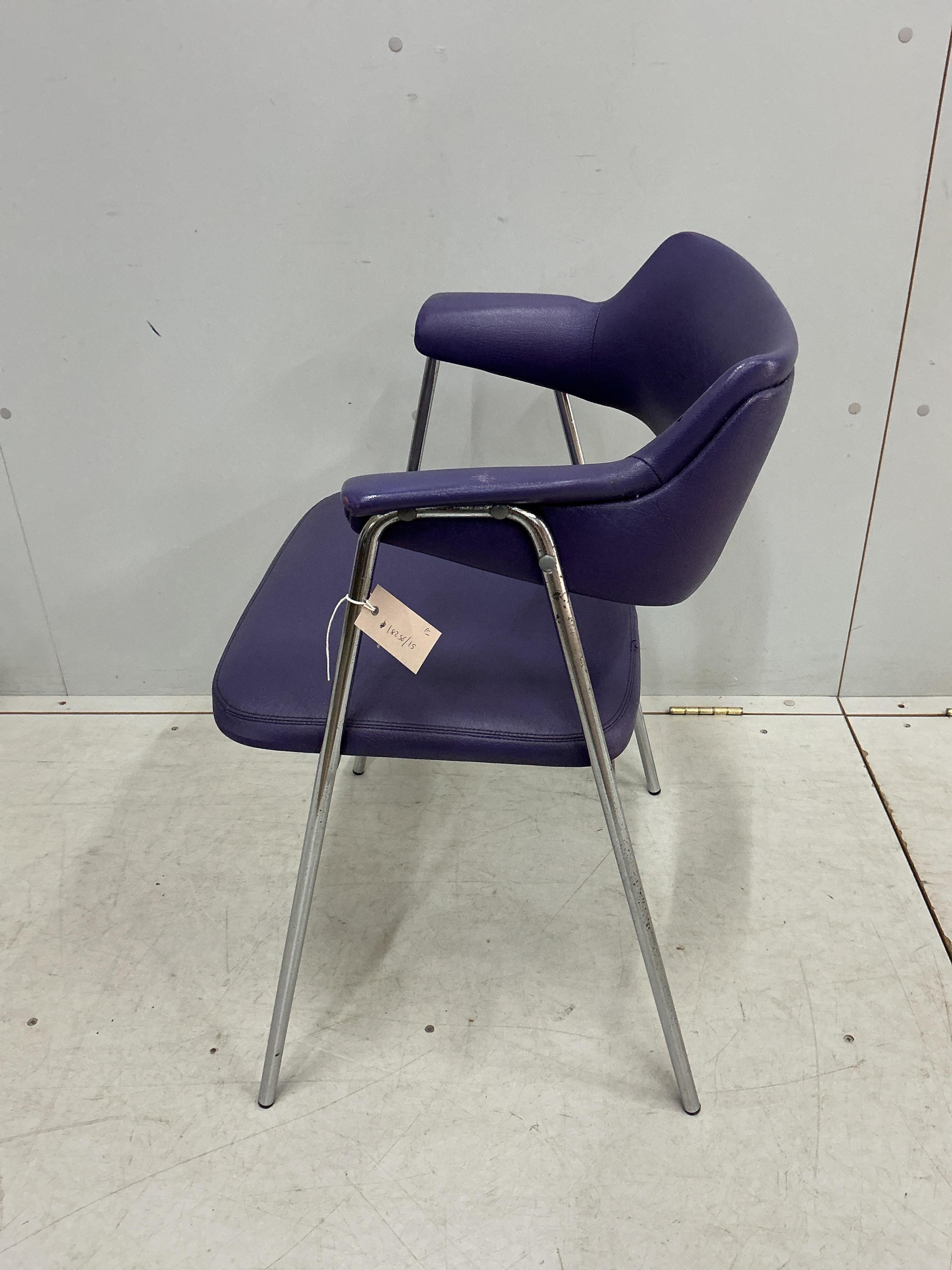 A pair of Ben chairs, width 57cm, depth 38cm, height 74cm